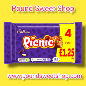 Cadbury Picnic Chocolate Bar Multipack